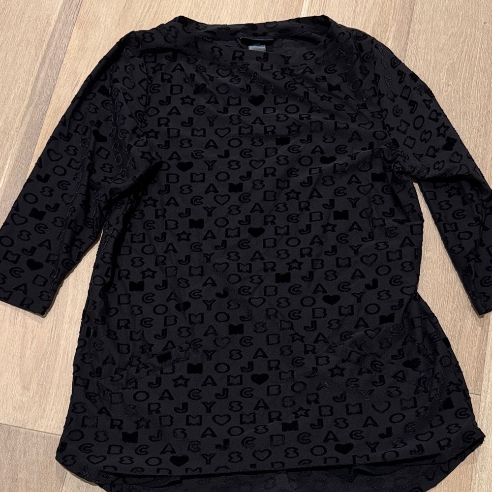 Marc By Marc Jacobs Black Swim Coverup